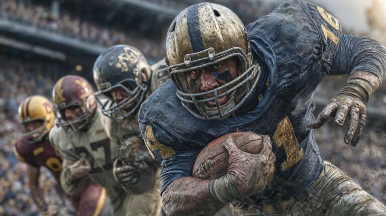 Estadio lleno durante un partido de College Football NCAA