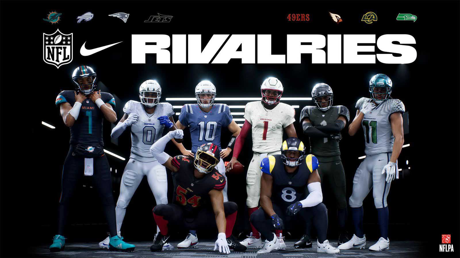 NFL uniformes Rivalries