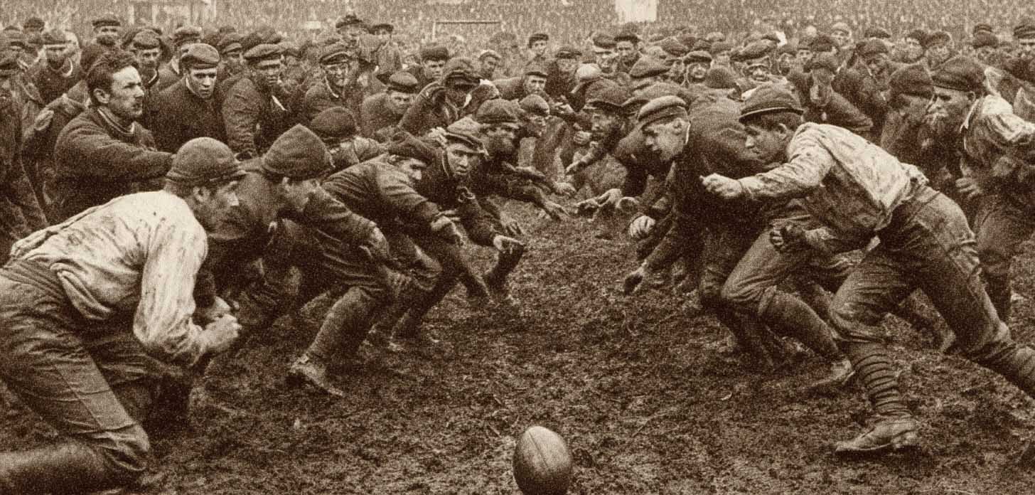 orígenes del fútbol americano colegial